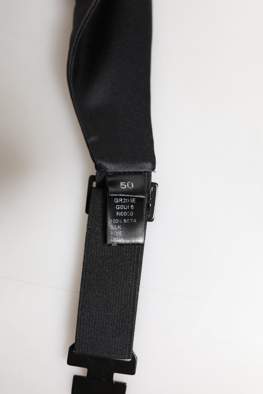 Black Men 100% Silk Belt Wide Waist Cummerbund