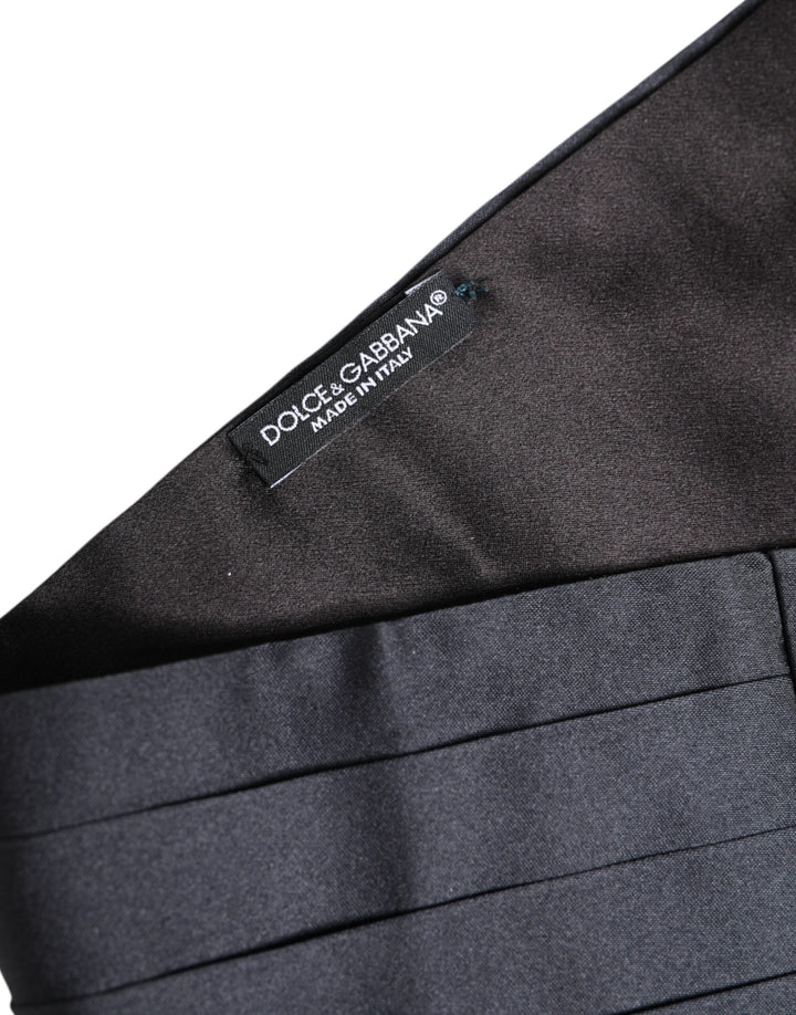 Dark Blue 100% Silk Belt Waist Cummerbund