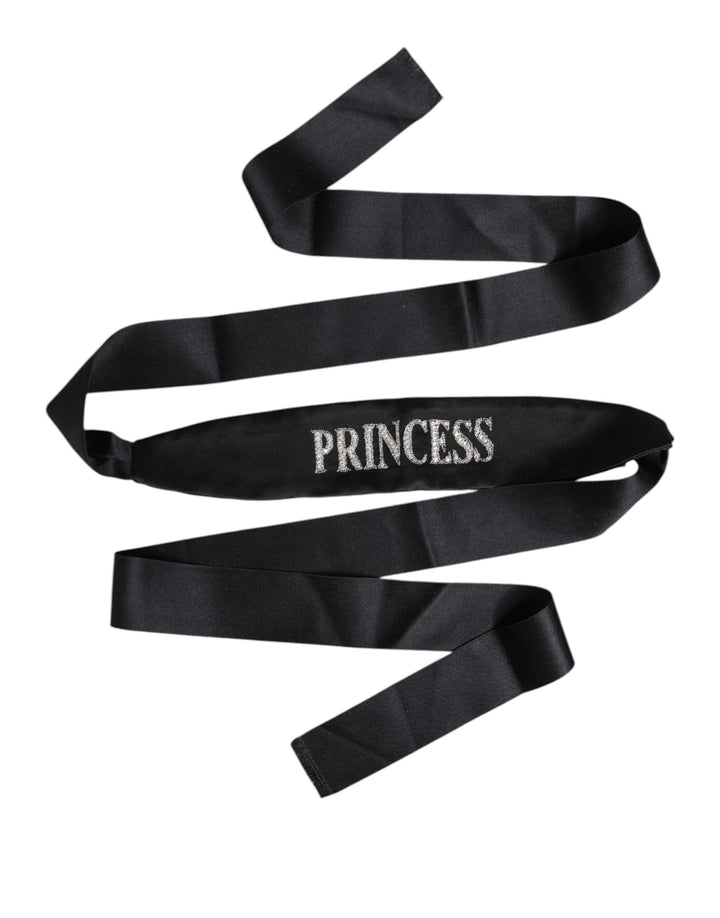 Black Princess Fantasy Braided Waist Belt