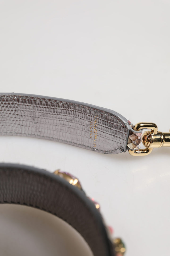 Multicolor Embellished Handbag Shoulder Strap