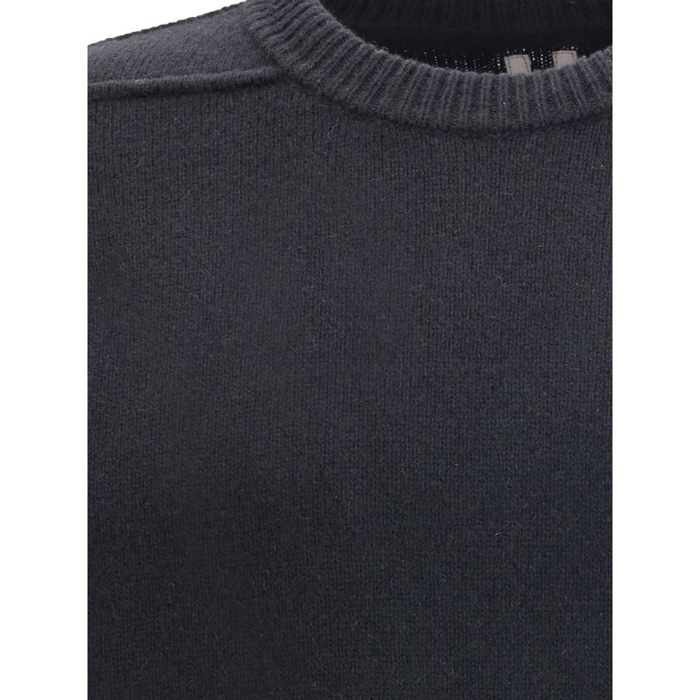 Exposed stitching Sweater