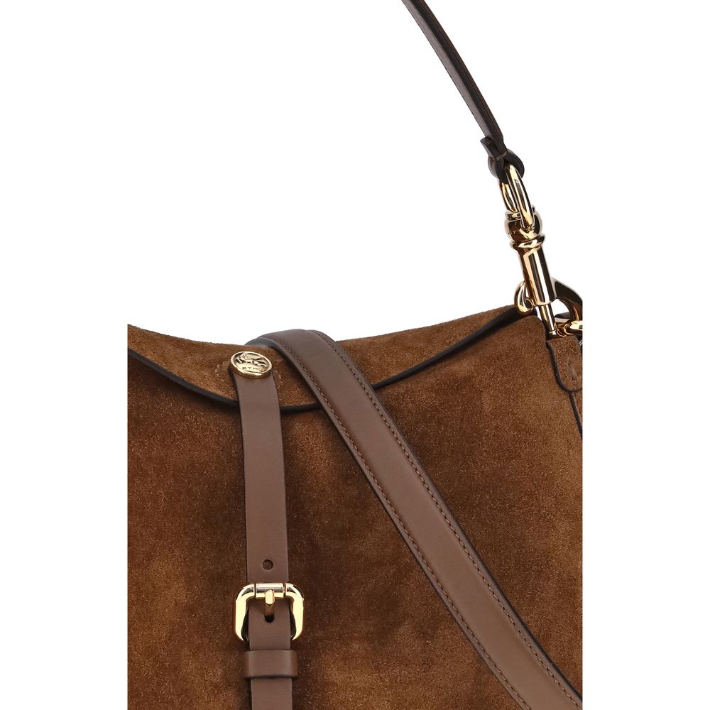 Suede Pony Shoulder Bag