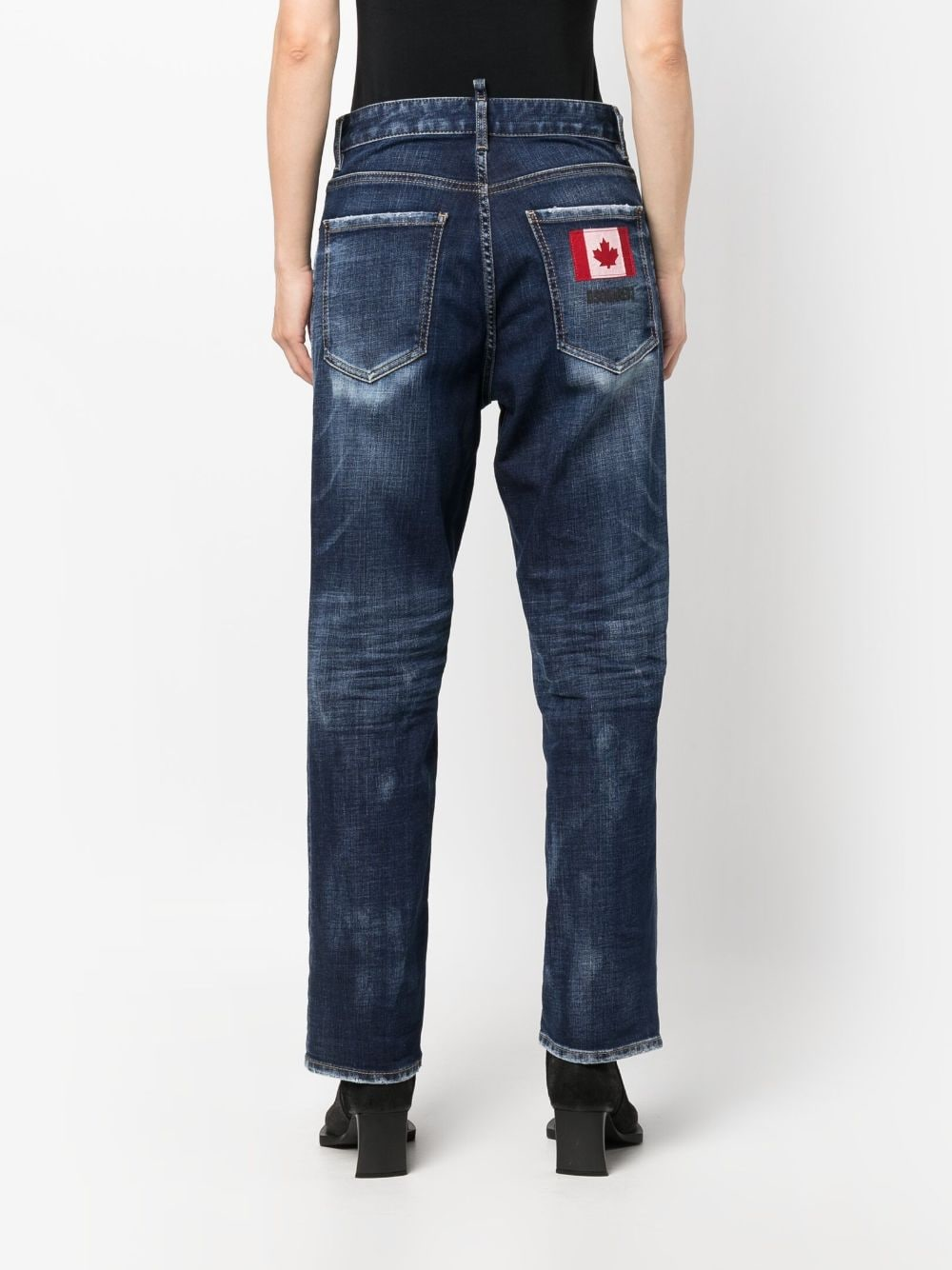 DSQUARED2 straight-leg jeans-3