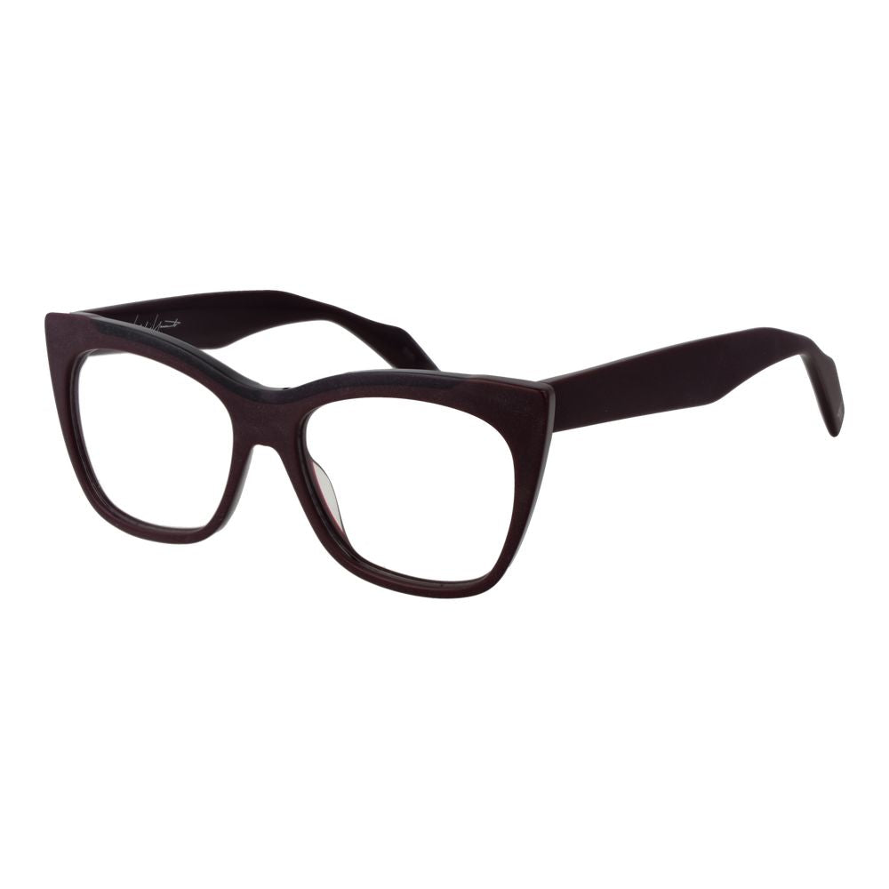 Yohji Yamamoto Purple Acetate Glasses  (Frames) Yohji Yamamoto Eyeglasses 山本 耀司 Matte Purple Cat Eye  main image 3