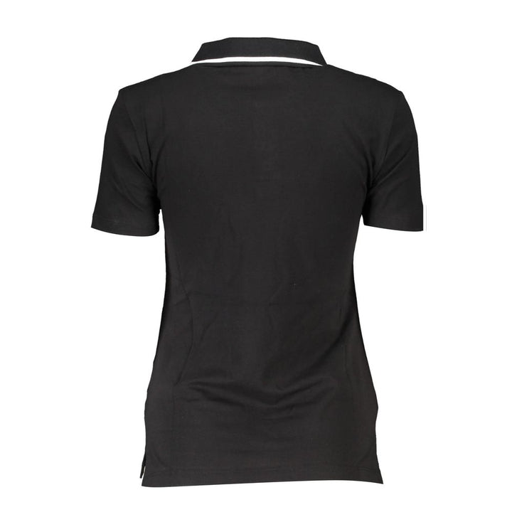 Black Cotton Polo Shirt