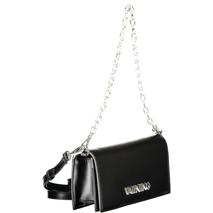 Black Polyethylene Women Handbag