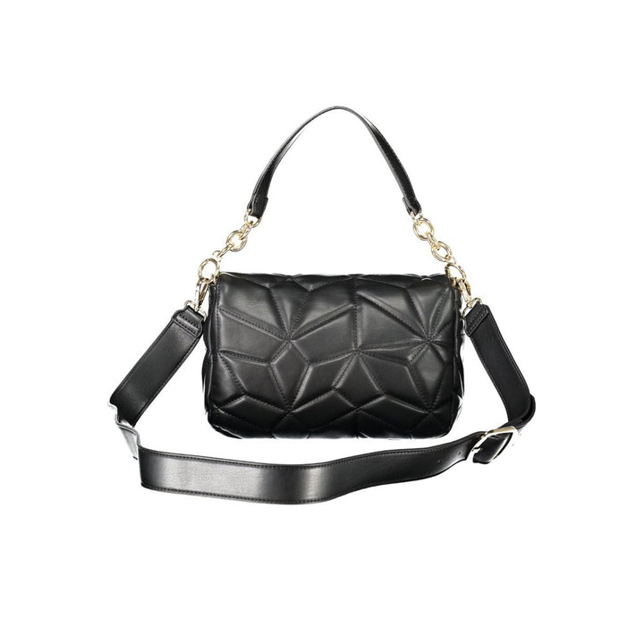 Black Polyethylene Women Handbag
