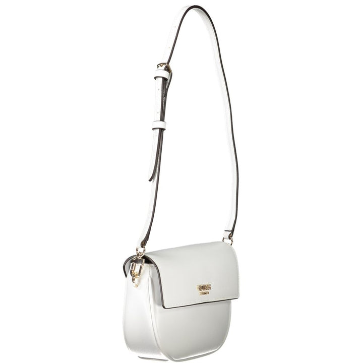 White Polyethylene Women Handbag