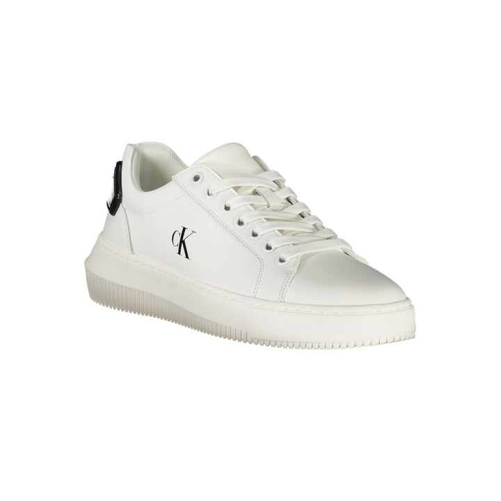 White Leather Women Sneaker