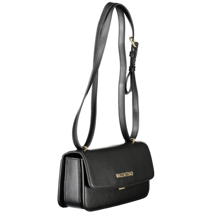 Black Polyethylene Women Handbag
