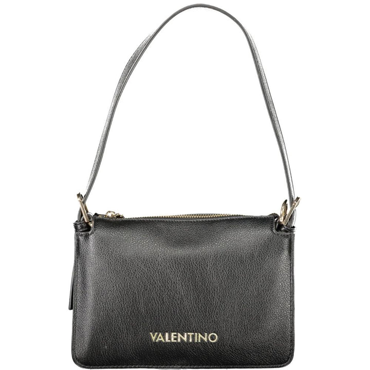 Black Polyethylene Women Handbag