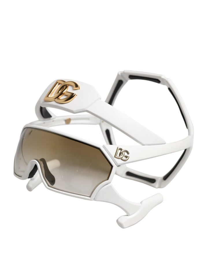 White Acetate Next Generation Mask Eyewear Sunglasses