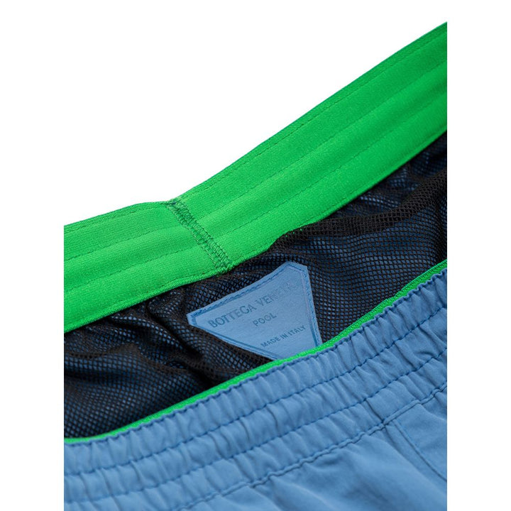 Blue Polyamide Swim Short