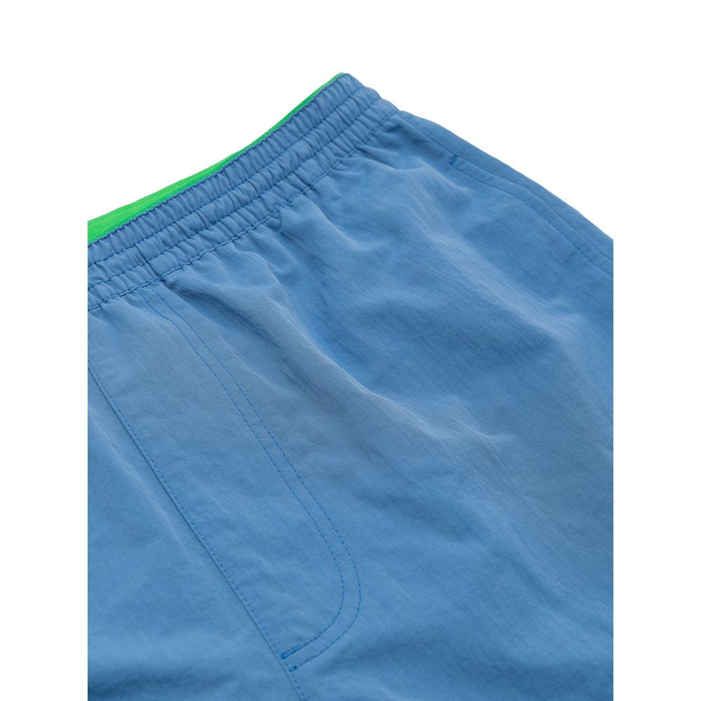 Blue Polyamide Swim Short