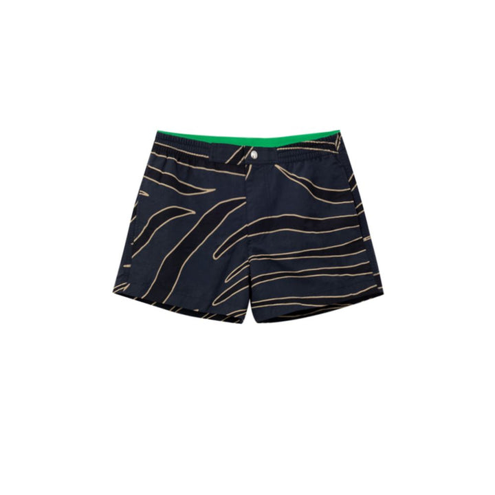 Blue Polyamide Swim Short
