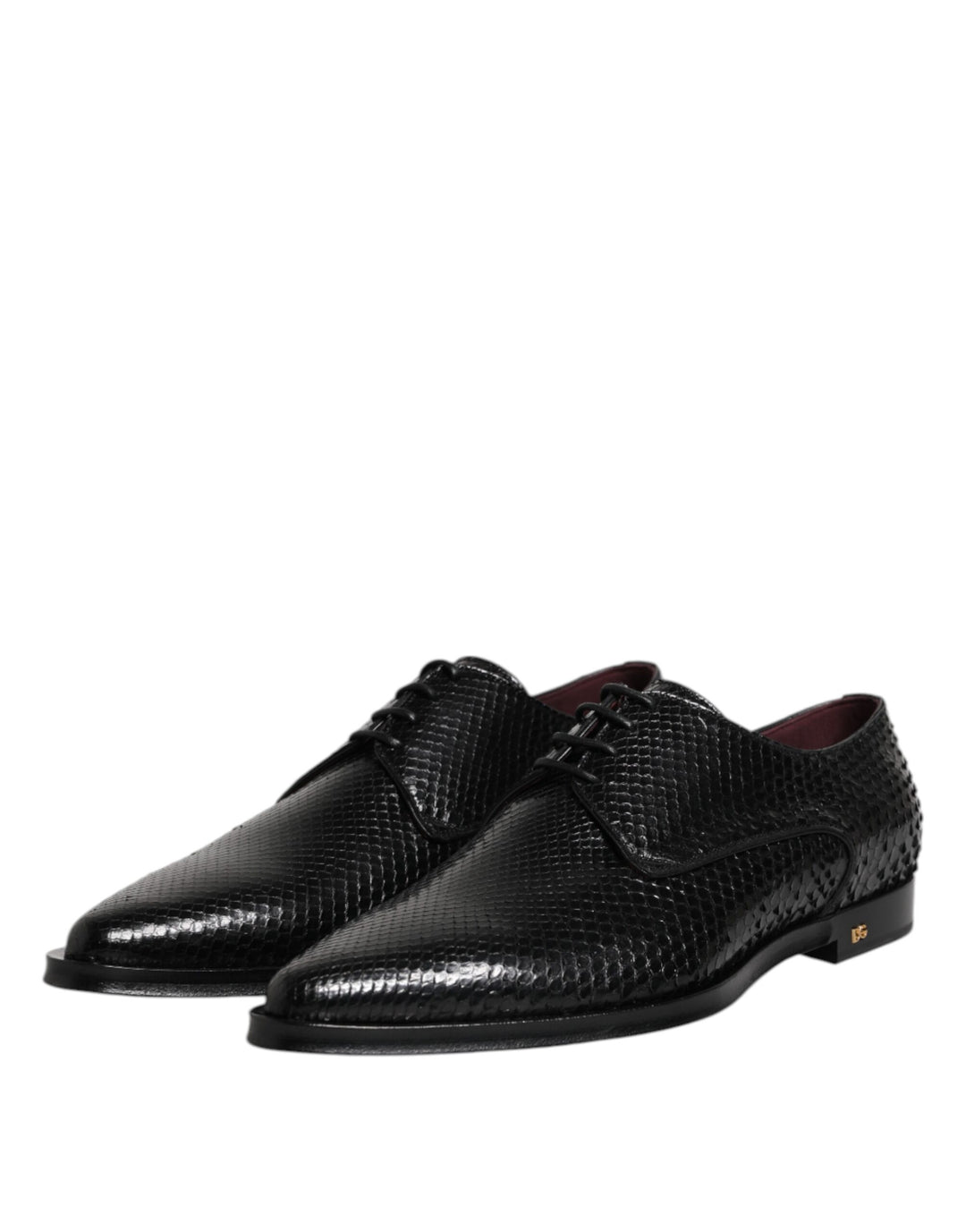 Black Leather Lace Up Dress Men Derby Shoes