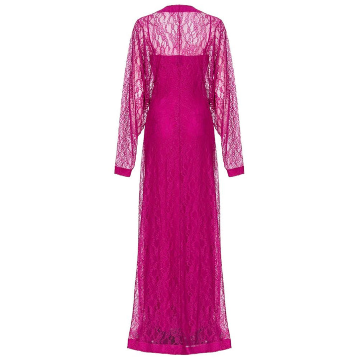 PINKO Purple Nylon Women Dress