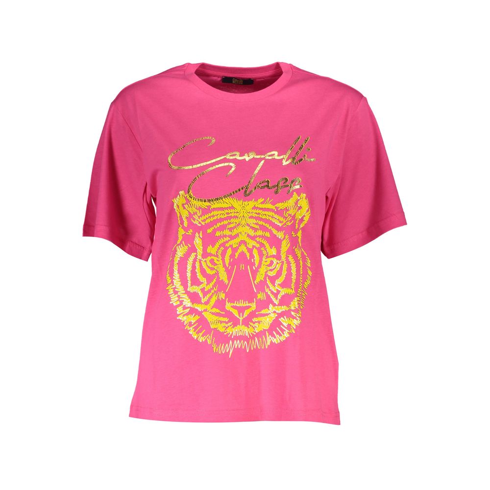Pink Cotton Tops & T-Shirt