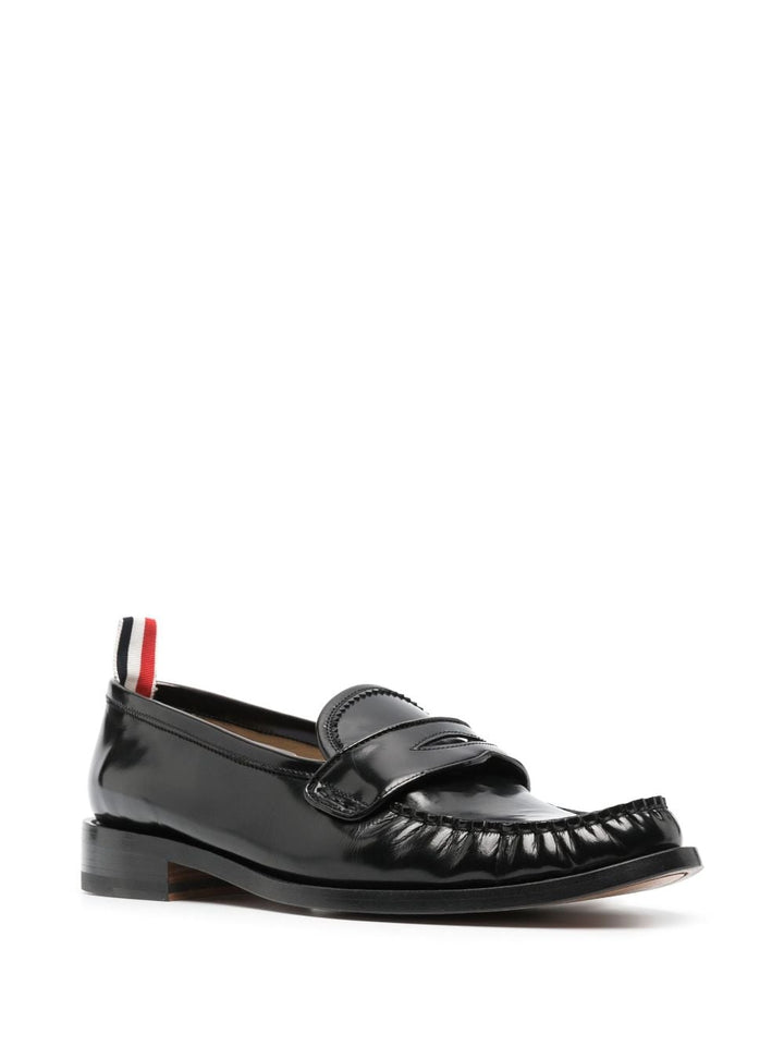 penny-slot leather loafers-1