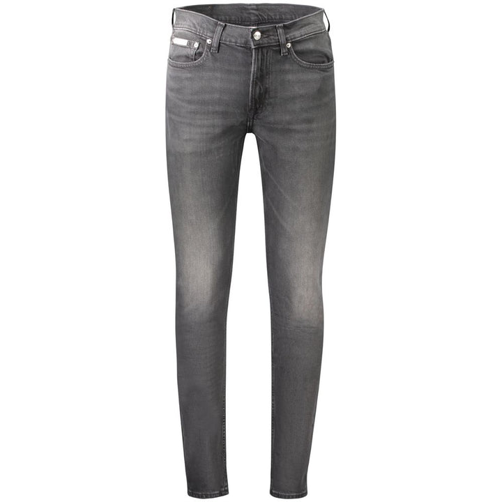 Black Cotton Men Jeans