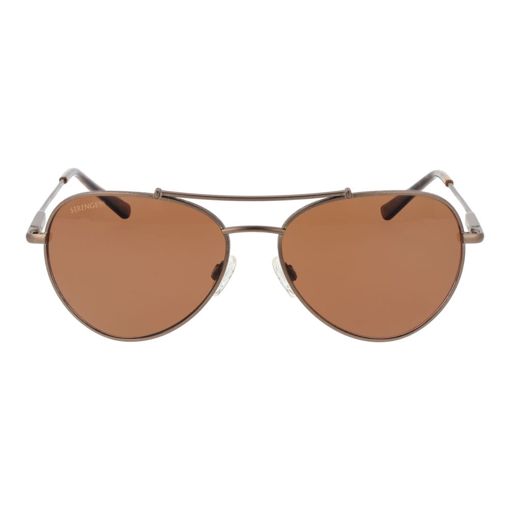 Brown Unisex Sunglasses