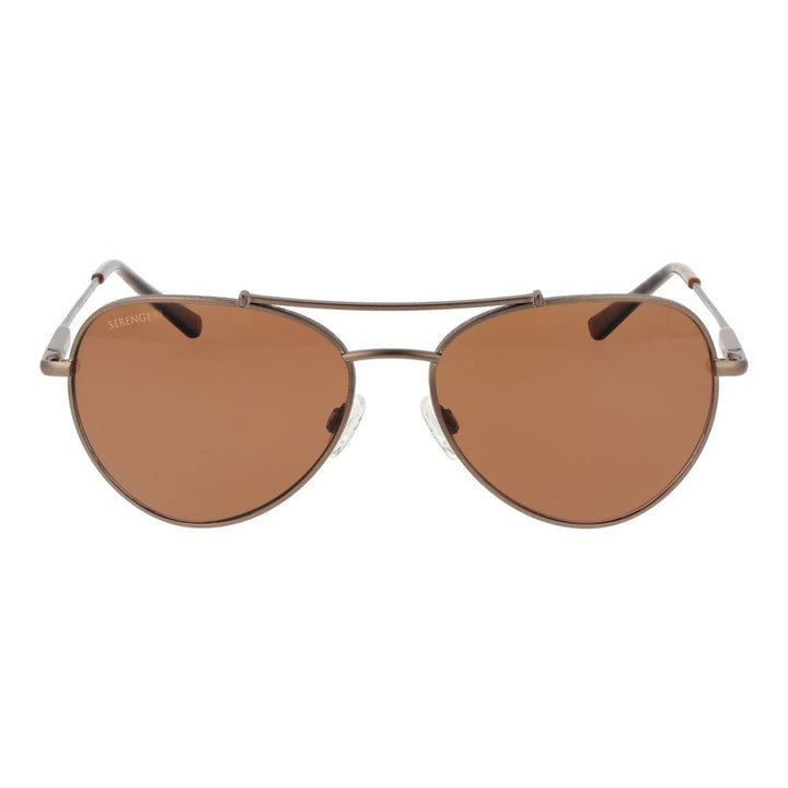 Brown Unisex Sunglasses