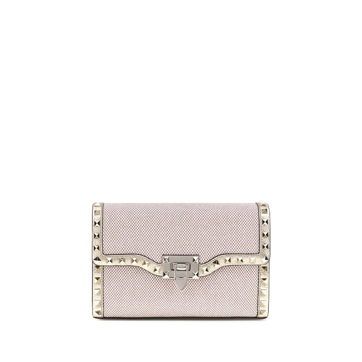 Small canvas Rockstud Shoulder Bag