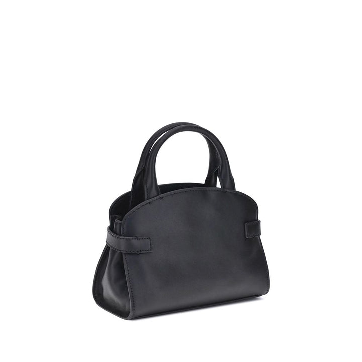 Coccinelle Black Calf Leather Bos Taurus Handbag