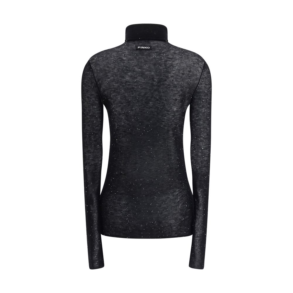 Long-sleeved turtleneck Top