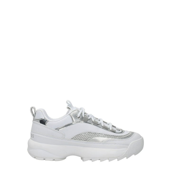 White Polyethylene Sneakers