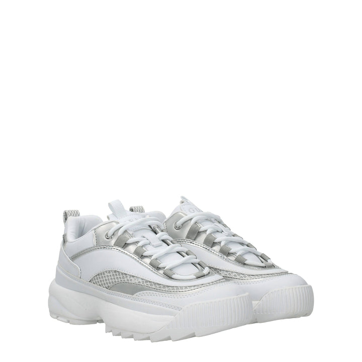 White Polyethylene Sneakers