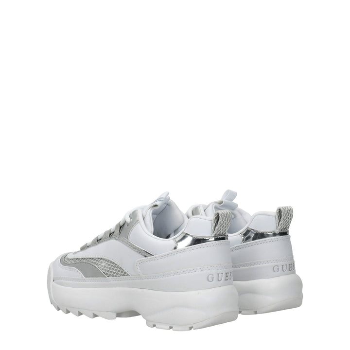 White Polyethylene Sneakers