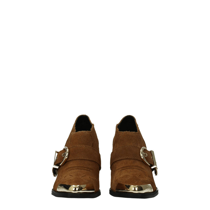 Brown Leather Ankle