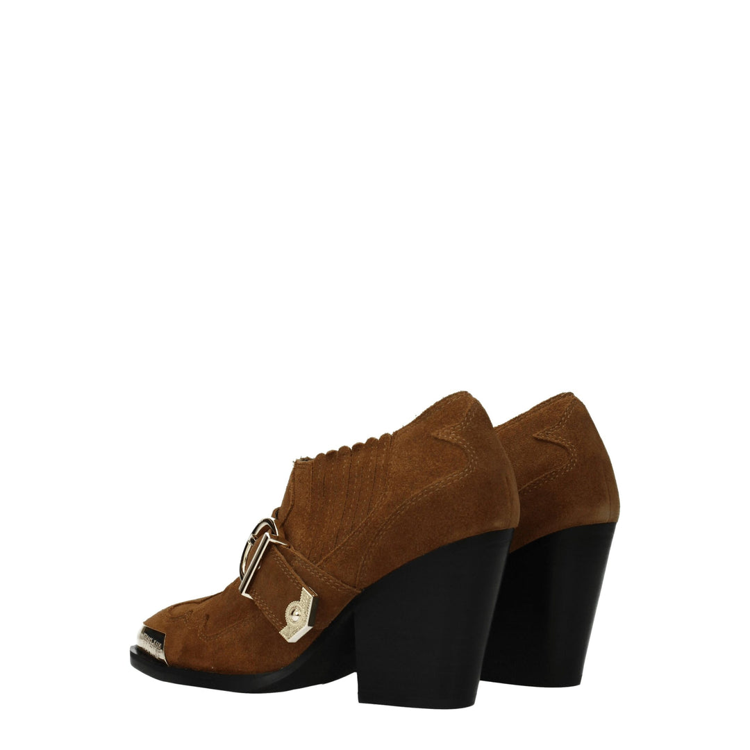 Brown Leather Ankle
