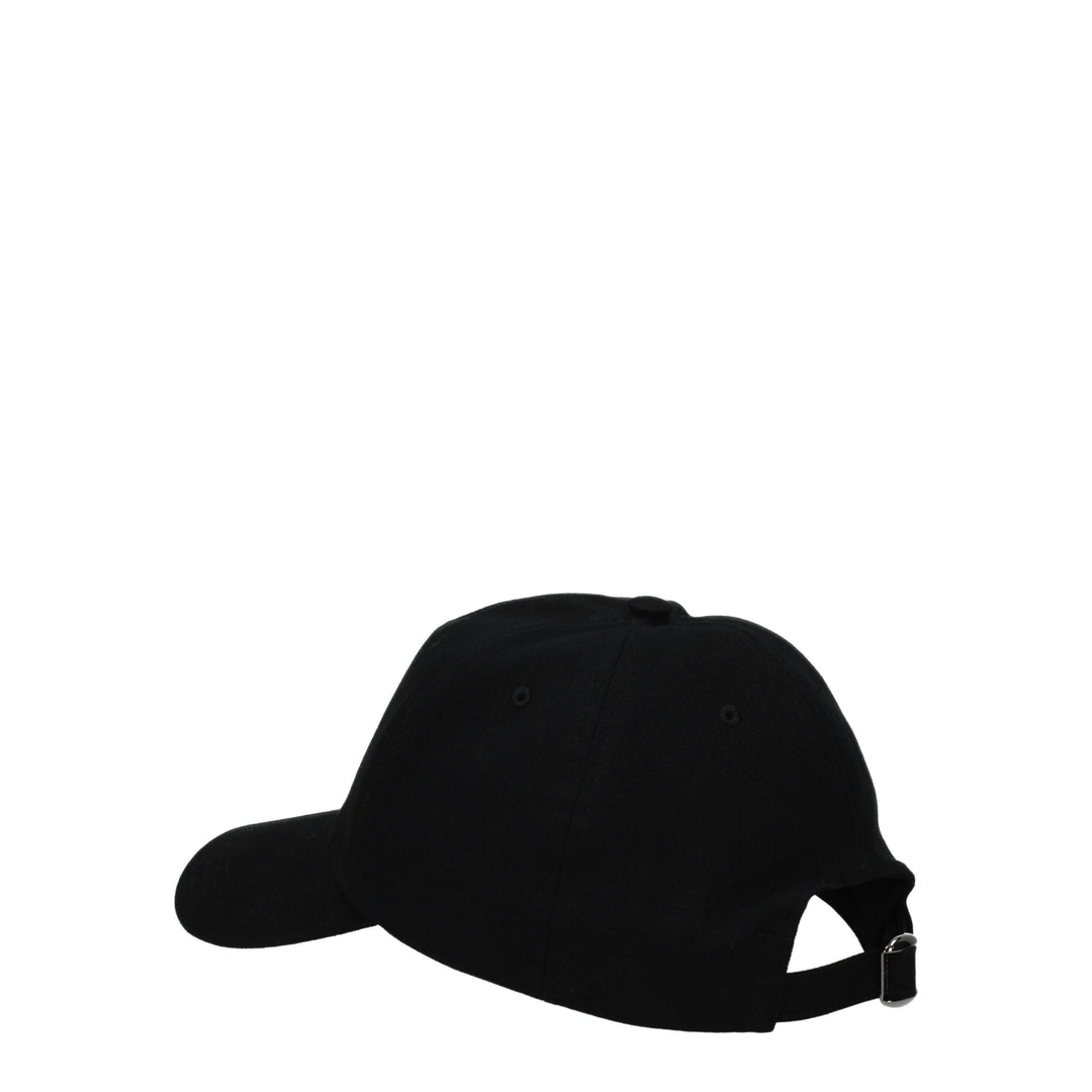 Black Cotton Hat