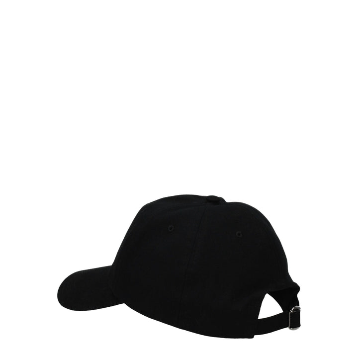Black Cotton Hat