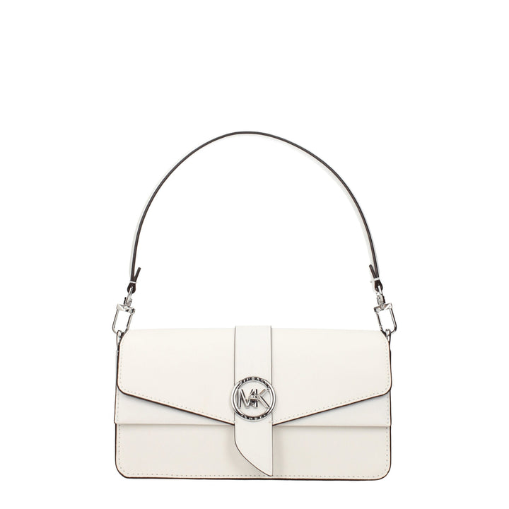 Michael Kors White Leather Handbags