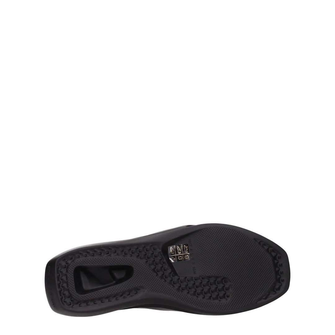 Black Leather Slipper