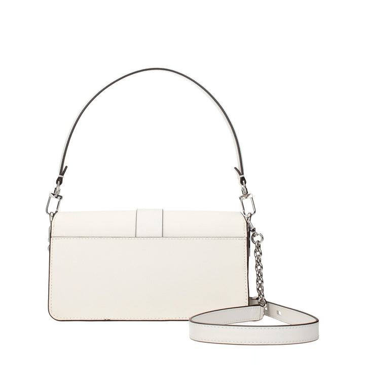 Michael Kors White Leather Handbags