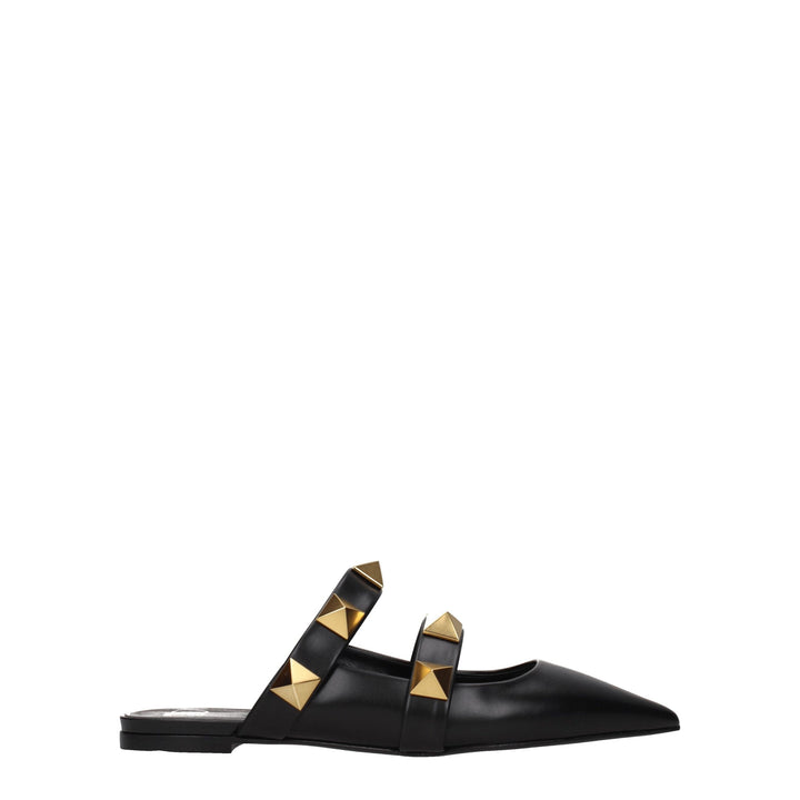 Black Leather Sandal