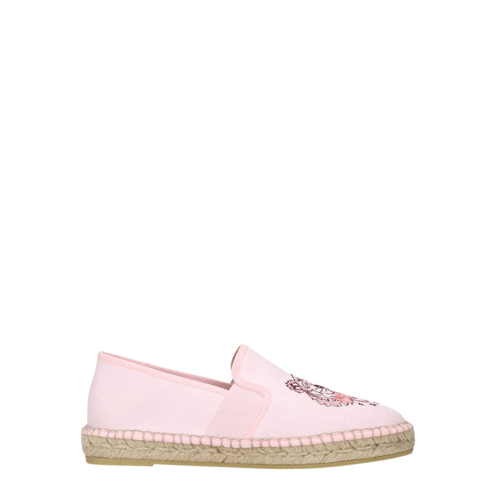 Pink Fabric Espadrille