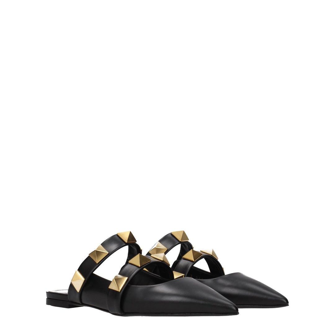 Black Leather Sandal