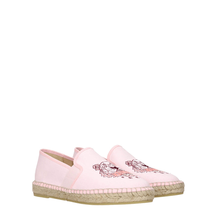 Pink Fabric Espadrille