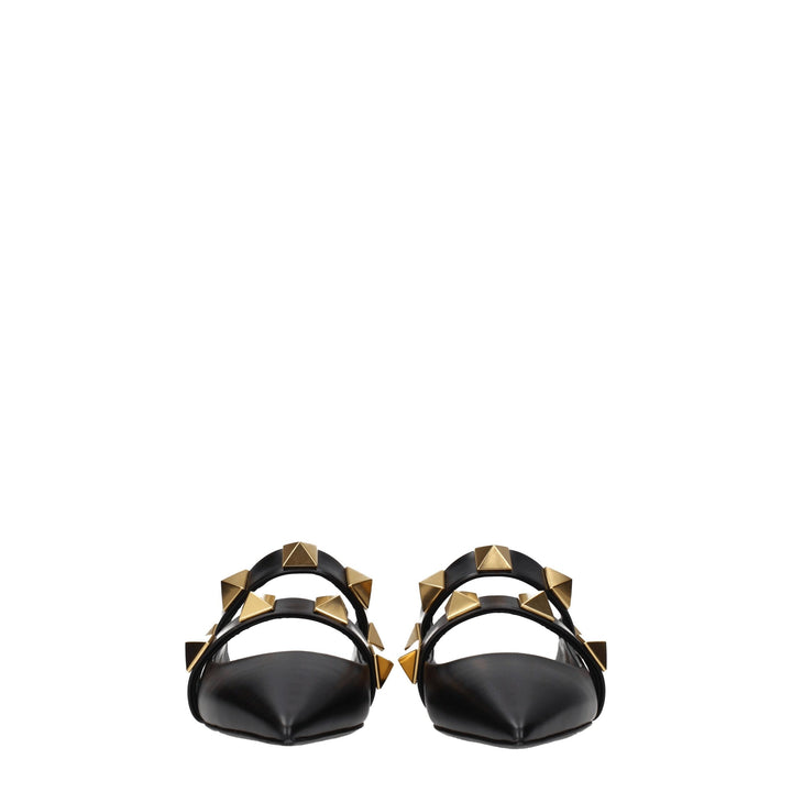 Black Leather Sandal