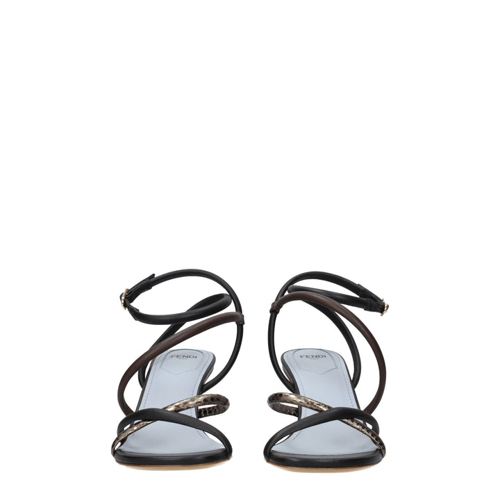 Multicolor Leather Sandal