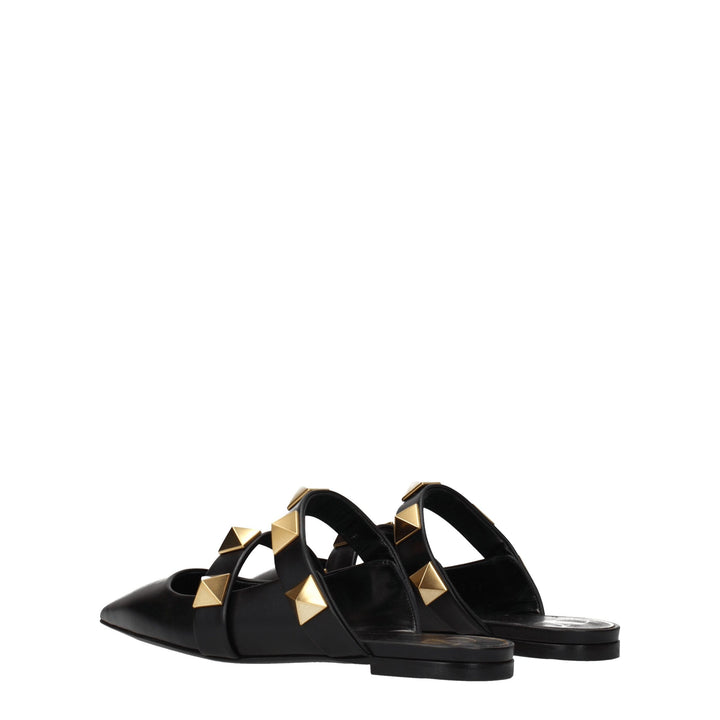 Black Leather Sandal