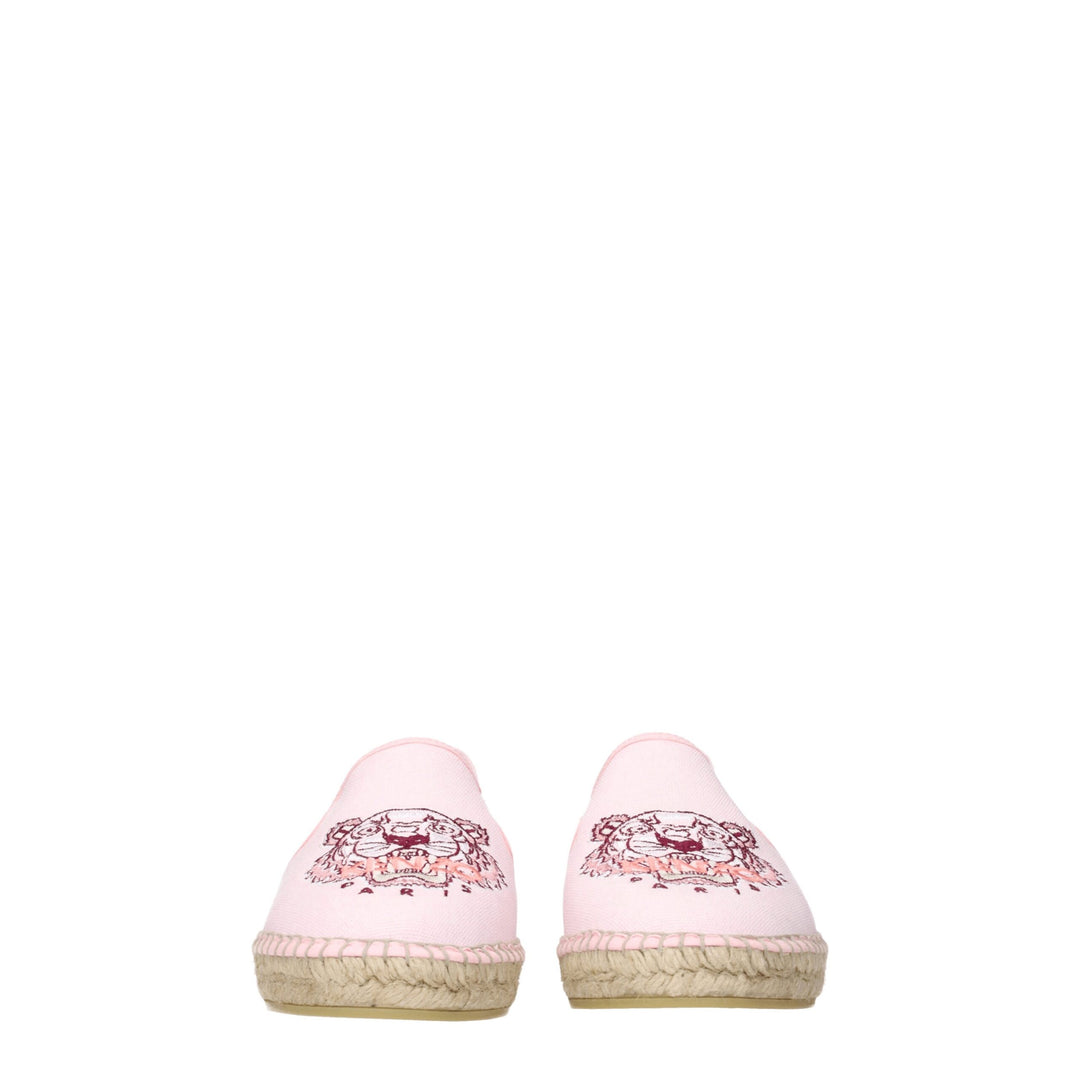 Pink Fabric Espadrille
