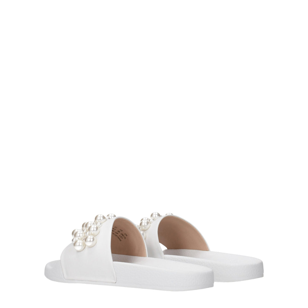 White Leather Slipper