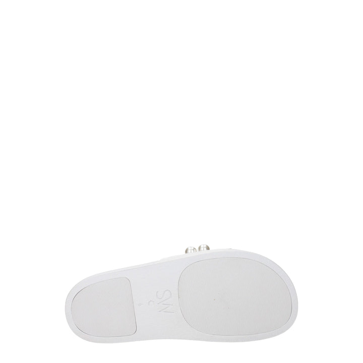 White Leather Slipper
