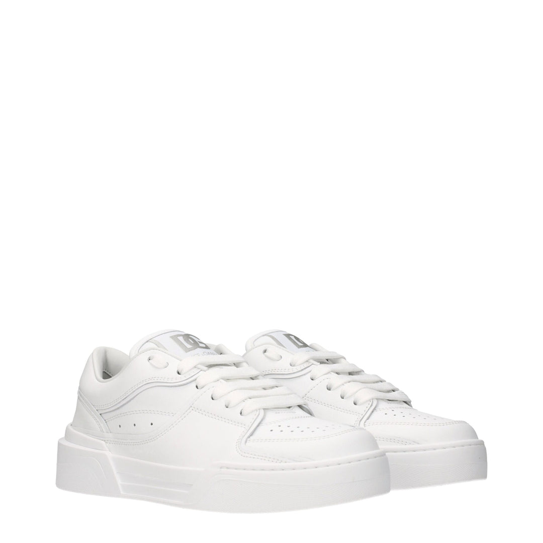 White Leather Sneakers